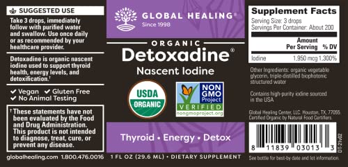 Organic Nascent Iodine - (6-Month Supply) - 30mL