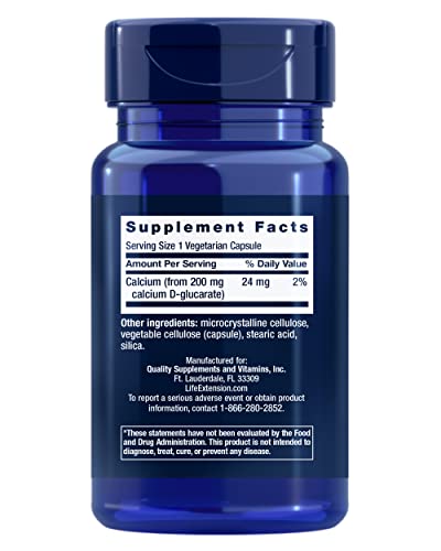 Calcium D-glucarate 200mg - Detox, Liver Health