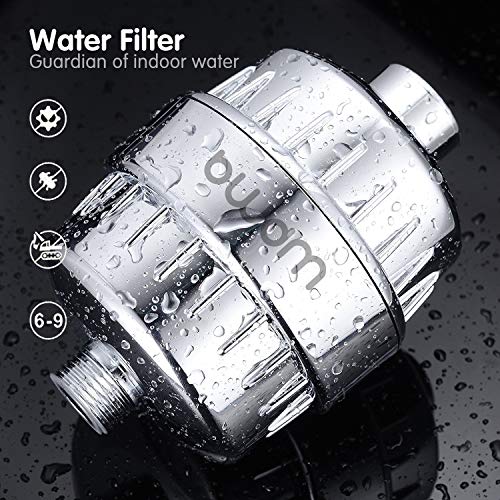 15 Stage Shower Filter - Remove Chlorine Heavy Metals and Other Sediments