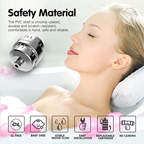 15 Stage Shower Filter - Remove Chlorine Heavy Metals and Other Sediments